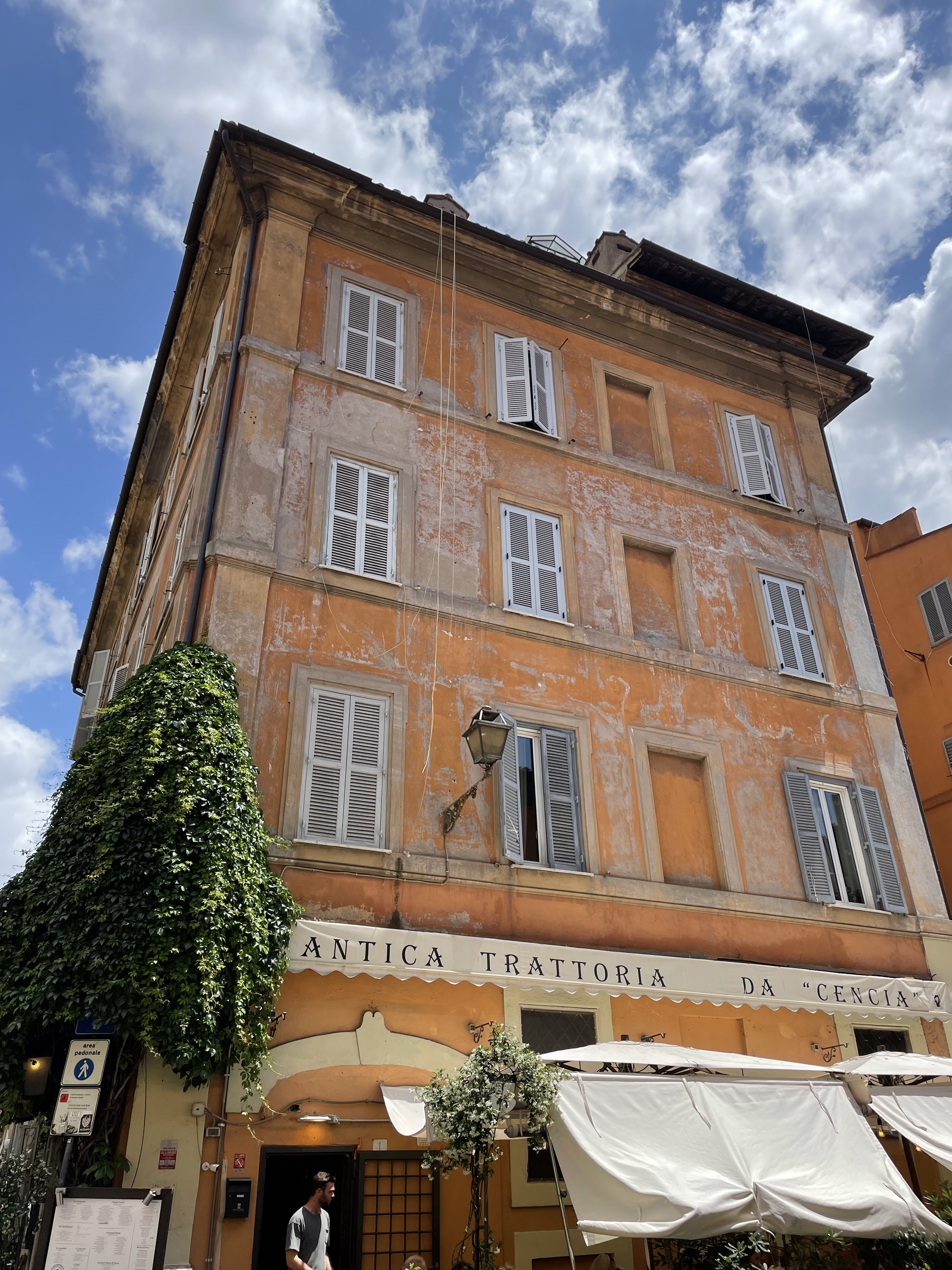 Trastevere neighborhood in Rome